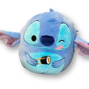 Disney Stitch Squishmallows Sushi Chopsticks Plush Lilo & Stitch Kellytoy 8"